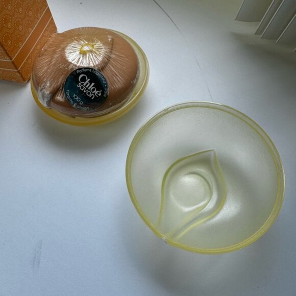 Chloe Vintage NEW 1980s Soap Luxury Case Soap Dish Sealed 3.5oz 100g Parfums - Picture 13 of 16